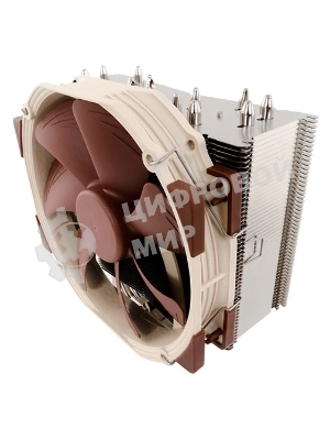 Кулер для процессора Noctua NH-U14S, 140 мм, медь, 300-1500 об/мин, 24.6 дБ, 4 pin PWM, 220 Вт, высота 165 мм