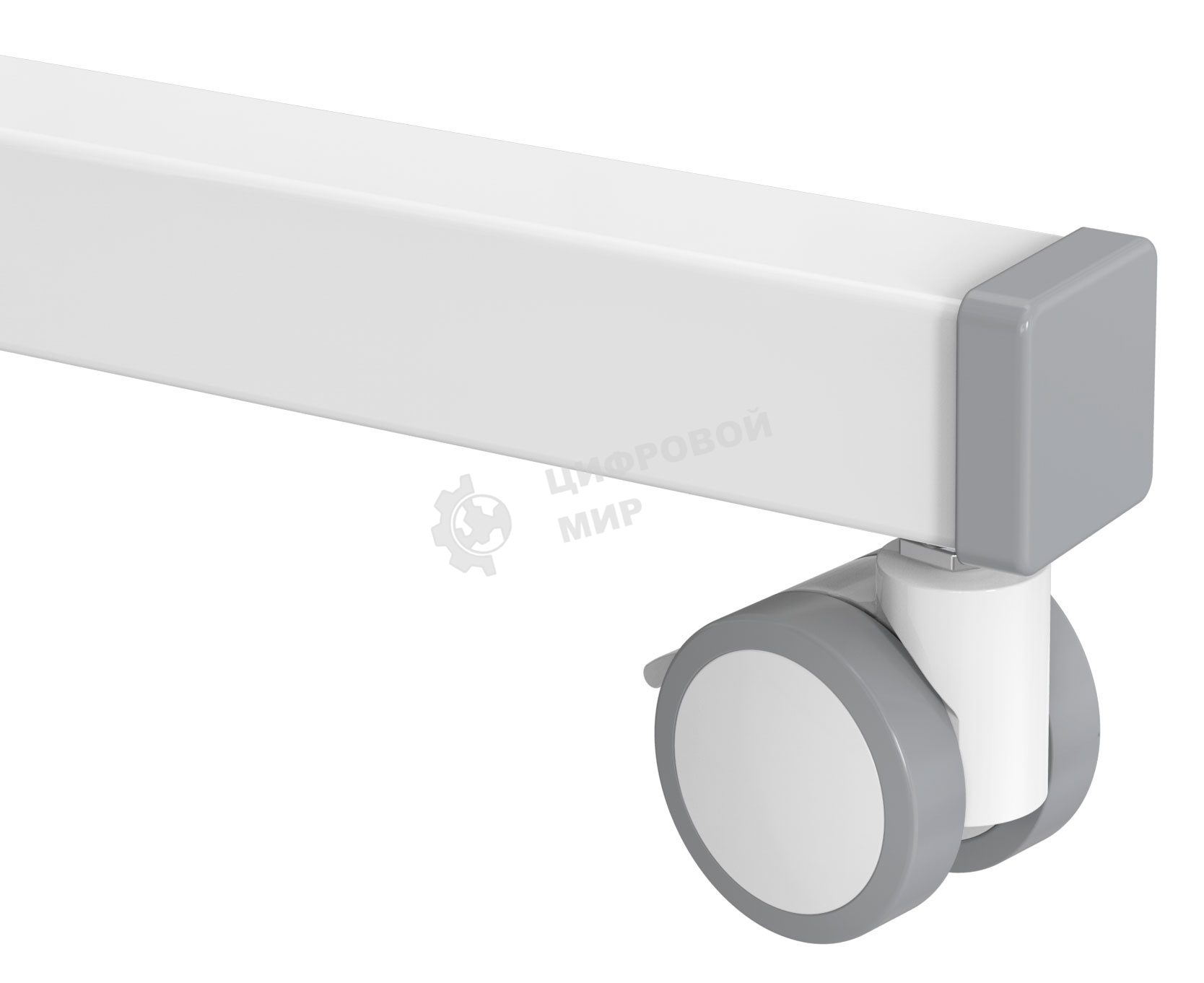 Стол для ноутбука Cactus VM-FDE101 столешница МДФ серый 80x60x123см (CS-FDE101WGY)