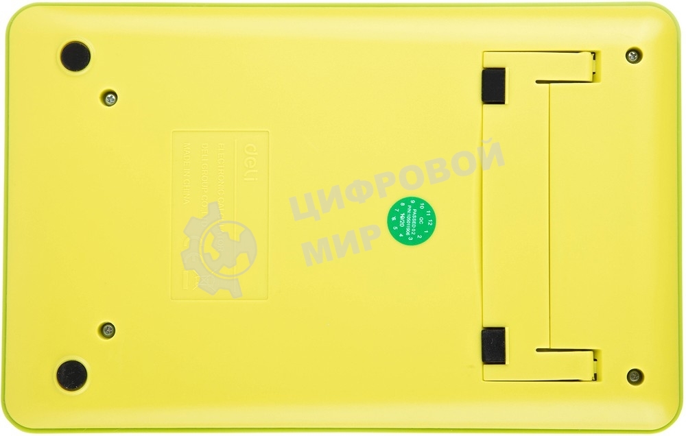 Калькулятор настольный Deli Touch EM01551 желтый 12-разр.