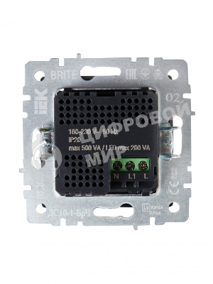 Датчик движения IEK BRITE ДС10-1-БрЧ BASE черный