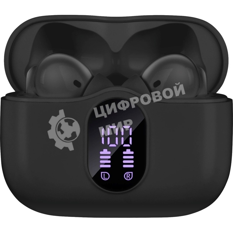 Беспроводные внутриканальные наушники с микрофоном Sven E-315B, черный (Bluetooth, TWS, ANC, ENC, APP)