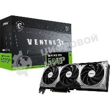 Видеокарта MSI RTX 5070Ti 16G VENTUS 3X OC 16Gb GDDR7 256bit 3xDP HDMI 3FAN RTL