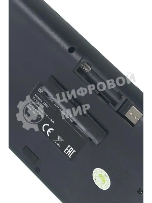 Комплект клавиатура+мышь Oklick 220M беспроводной, USB, 1000 DPI, чёрный