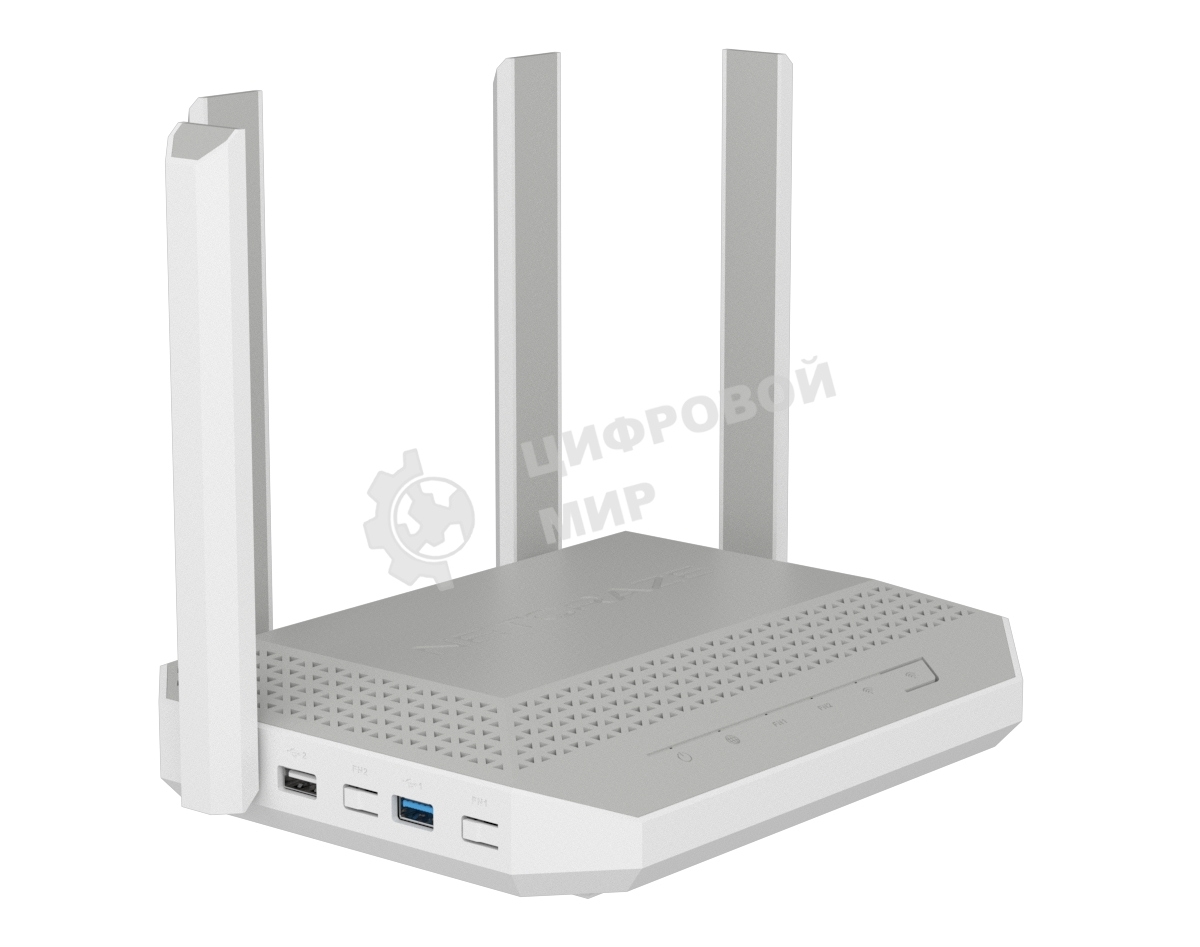 Мультигигабитный интернет-центр Netcraze Ultra (NC-1812) с Mesh Wi-Fi 7 BE7200, Smart-коммутатором 1×10G, 1×2.5G и 4×1G, многофункциональными портами USB 3.2 и 2.0