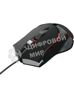 Мышь проводная GMNG 703GM черный, 3200 dpi, USB, кнопки - 6