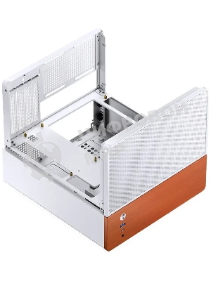Корпус Jonsbo V12, Micro-Tower, белый, 2 x 120 мм