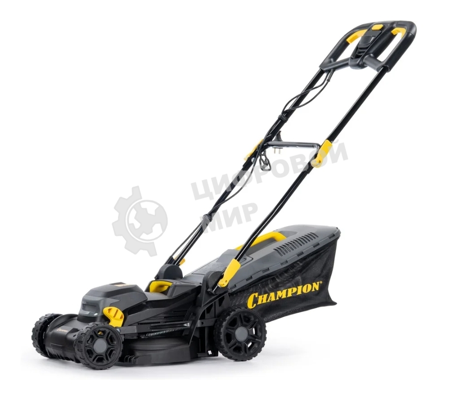 Газонокосилка электрическая Champion EM3414, от сети, 1400 Вт