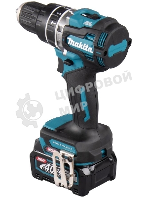 Дрель-шуруповерт Makita HP002GD201, 40 В, 2,5 Ач, 64 Нм, бесщеточный, ударный