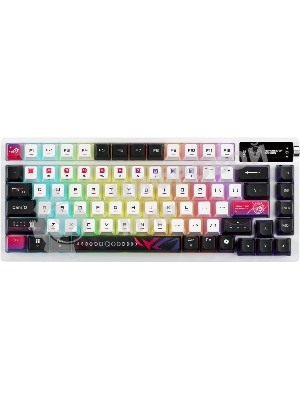 Клавиатура ASUS ROG Azoth X гибридная, USB Type-C, Bluetooth, радиоканал, чёрный