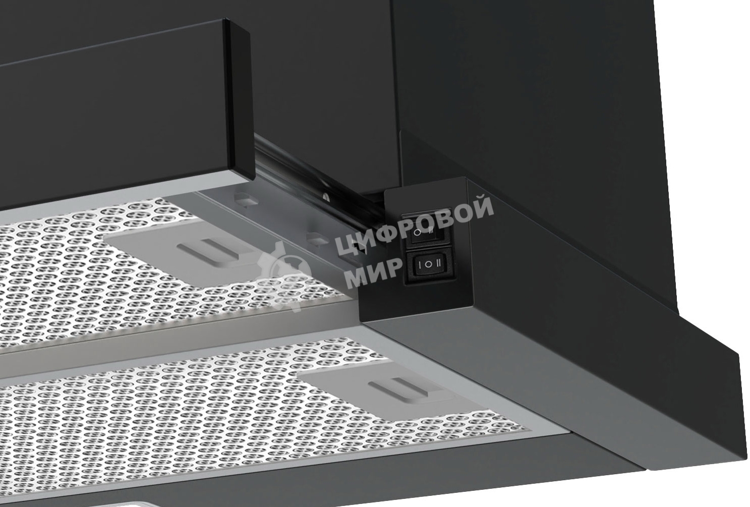 Вытяжка телескопическая Beko BHNT613R4CB черный, 60 см, 320 куб. м/ч, 61 дБ