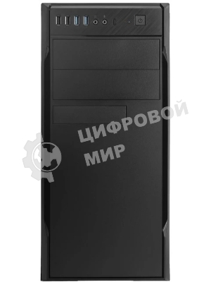 Компьютерный корпус Midi Tower InWin EAR067 Black U3*2+U2*2+A(HD)/COMBO ATX, mATX (без блока питания)