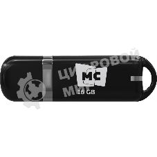 Флешка USB MORE CHOICE МФБ16 Black (4620202558862), 16GB, USB 3.0, R/W 25/15, черный