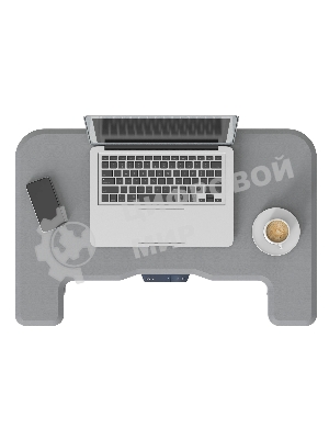 Стол для ноутбука Cactus VM-FDE101 столешница МДФ серый 80x60x123см (CS-FDE101WGY)