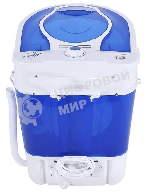 Стиральная машина Мечта WMS S303UT01 бело-синяя, загрузка вертикальная 3кг, 300 об/мин., класс: A+