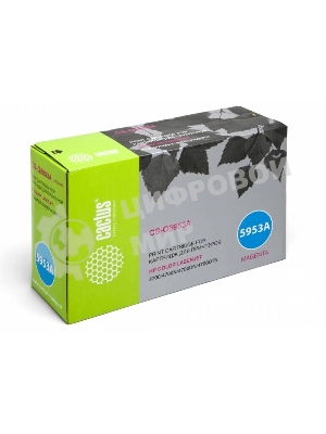 Картридж лазерный Cactus CS-Q5953A пурпурный (10 000 стр.) для HP Color LaserJet 4700