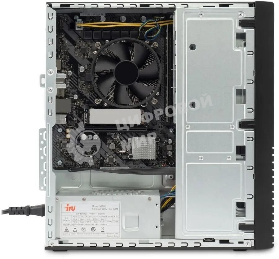 Компьютер IRU 310SC SFF Cel G6900 (3.4) 8Gb SSD 256Gb UHDG 710 Win 11Pro GbitEth 200W черный (2017897)