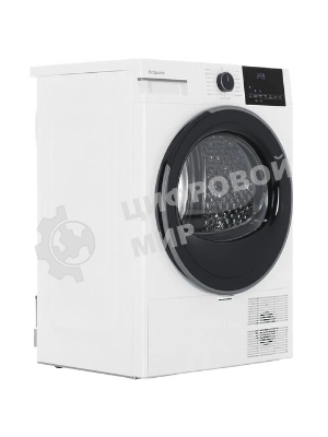 Сушильная машина Hotpoint TDSH 75 W белый, 7 кг, сушка - тепловой насос, программ - 15, 59.7 x 84.6 x 54.3 см
