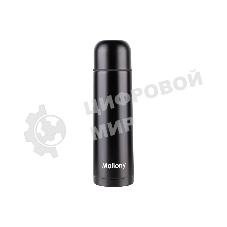 Термос из нерж. стали SOLIDO, 0,5 л, черный