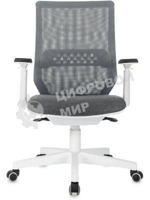 Кресло эргономичное Бюрократ MC-W611N серый TW SQU GR сетка/ткань крестов. пластик пластик белый