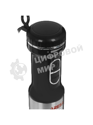 Блендер погружной Aresa AR-1124 серебристый, 800 Вт, плавная регулировка, турбо