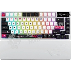 Клавиатура ASUS ROG Azoth X гибридная, USB Type-C, Bluetooth, радиоканал, чёрный