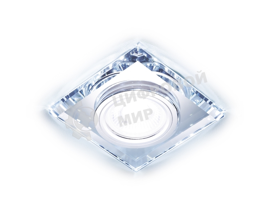 Встраиваемый точечный светильник S215 CL хром/прозрачный /MR16+3W(LED COLD)