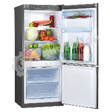 Холодильник Pozis RK-101 графитовый двухкамерный 156/57 л морозилка снизу