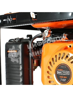 Электрогенератор бензиновый Patriot Max Power SRGE 3800, 3 кВт, 78 дБ, 43.6 кг