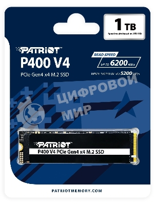 Накопитель SSD Patriot M.2 2280 1Tb P400VP1TbM28H