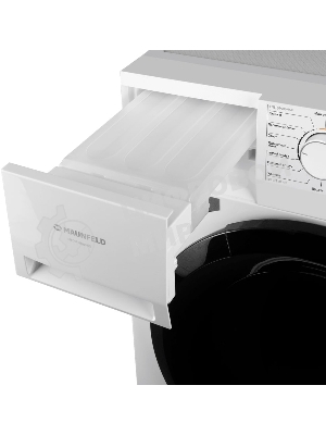 Сушильная машина Maunfeld MFDM168WH02 белый, 8 кг, сушка - тепловой насос, программ - 16, 59.5 x 84.5 x 61 см