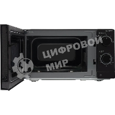 Микроволновая печь Hyundai HYM-M2093 черный, 19 л, 700 Вт, переключатели - поворотный механизм