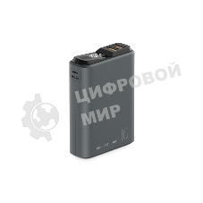Портативный аккумулятор OLMIO QS-10, 10000mAh, 22.5W QuickCharge3.0/PowerDelivery, LCD, темно-серый