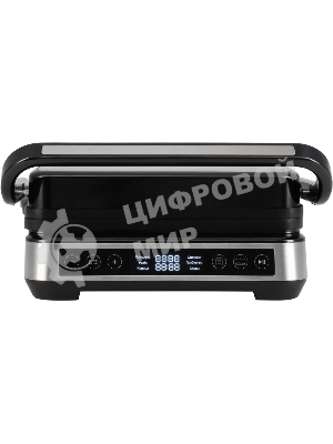 Гриль электрический Hyundai HYG-5020 2000Вт серебристый/черный