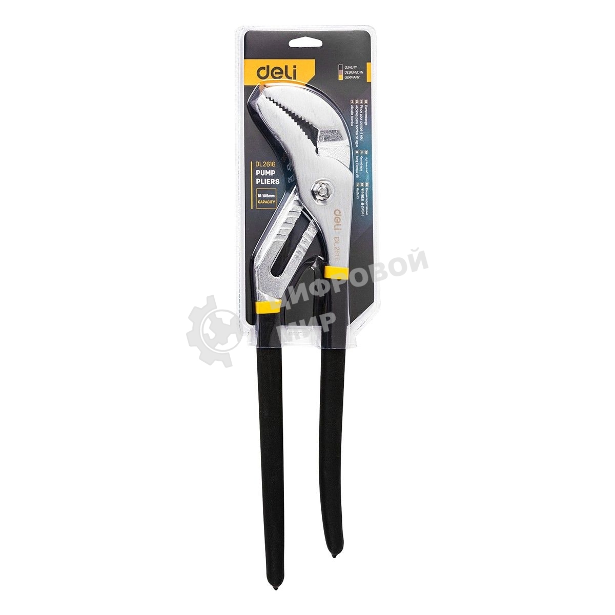 Переставные клещи Deli DL2616 16