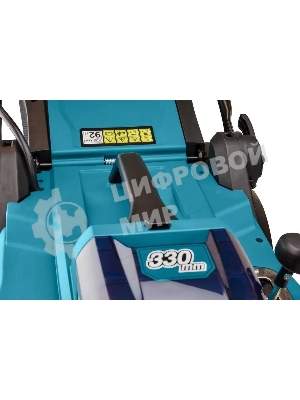 Газонокосилка роторная Makita DLM330Z, 33см, несамоходная, без АКБ, без ЗУ