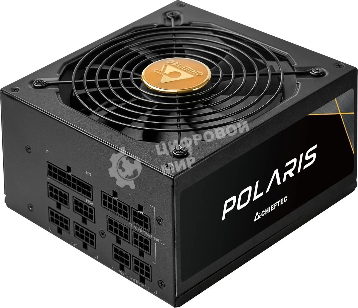 Блок питания Chieftec Polaris PPS-850FC, 850Вт, 80 PLUS Gold, 120мм, модульный, черный