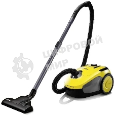 Пылесос Karcher VC2 желтый, 700 Вт, уборка сухая, пылесборник мешок 2,8 л