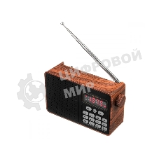 Радиоприемник PERFEO (PF_D0574) ALPINIST , коричневый