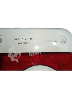 Стиральная машина VESTA WME60LP Ex красный, загрузка вертикальная 6 кг