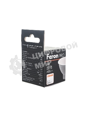 Лампа светодиодная Feron PRO LB-1606 MR16 G5.3 6W 4000K