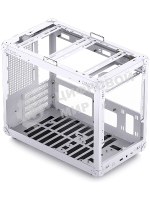 Компьютерный корпус без блока питания JONSBO C6 MAX Handle, Mini-Tower, TG, no fan, 1xUSB-A 3.0 + 1xUSB-C 3.1, mATX, mITX белый