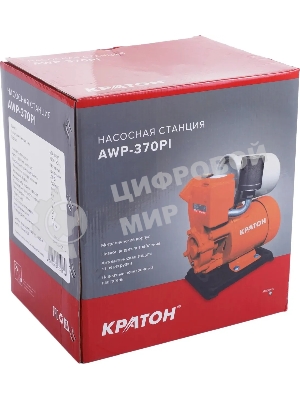 Насосная станция центробежный Кратон AWP-370PI 370Вт 1920л/час (5 04 05 005)