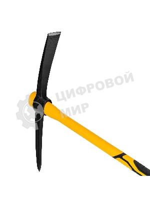 Кирка Denzel 3000 г, фиберглассовая обрезиненная рукоятка 900 мм