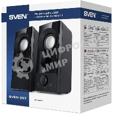 Акустическая система SVEN 357, черный (6 Вт, питание USB)