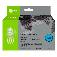 Заправочный набор Cactus CS-RK-F6V17AE черный 2x60мл для HP DJ 1110/1111/1112/2130/2131