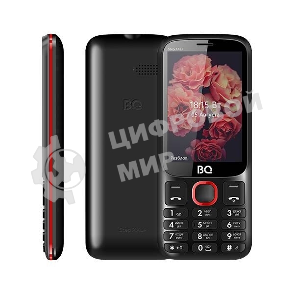 Мобильный телефон BQ 3590 Step XXL+ черный/красный