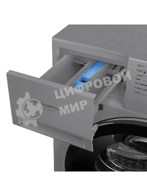 Стиральная машина Maunfeld MFWM148STSL02 серебристая, загрузка фронтальная 8кг, 1400 об/мин., класс: A+++