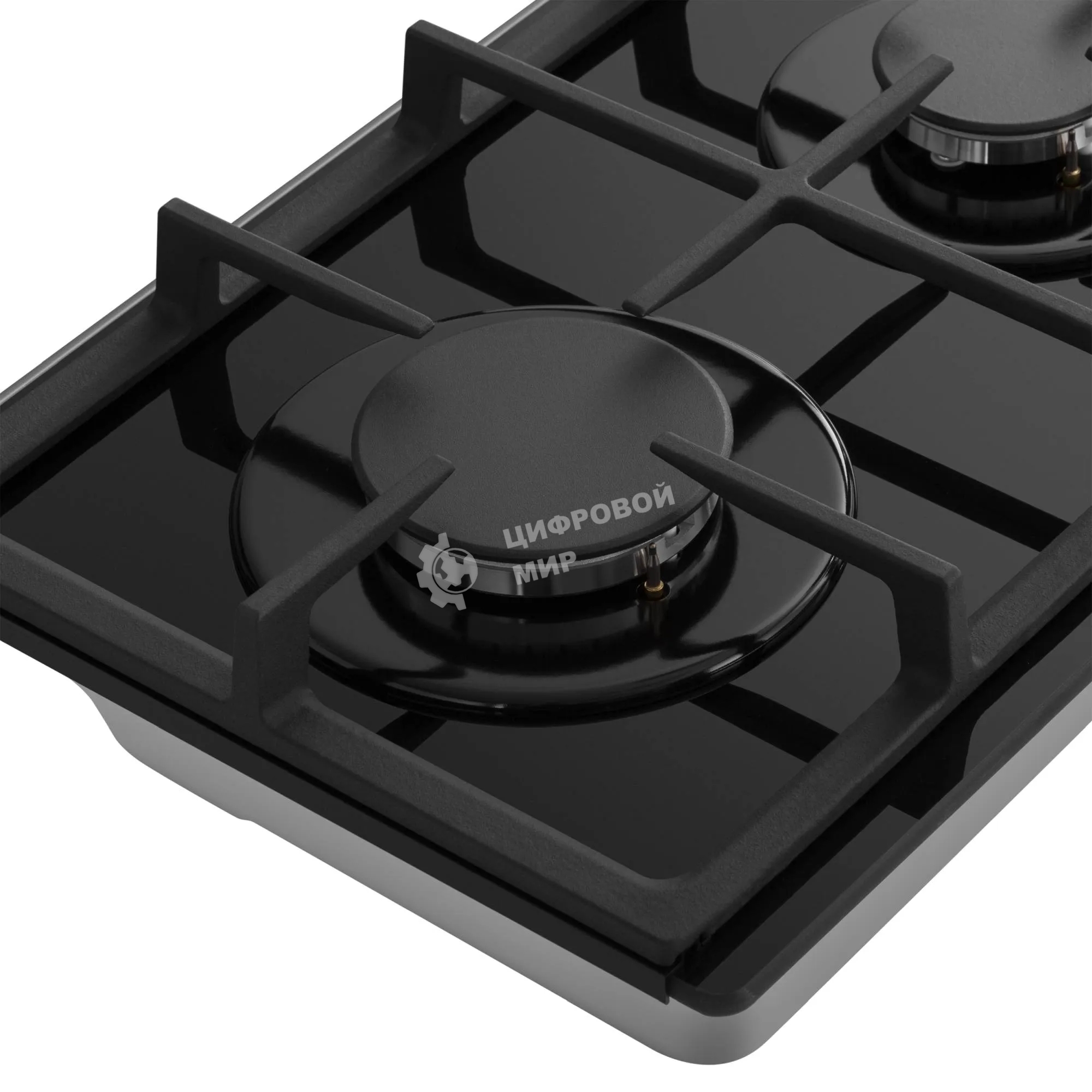 Варочная панель газовая Meferi MGH302BK GLASS LIGHT