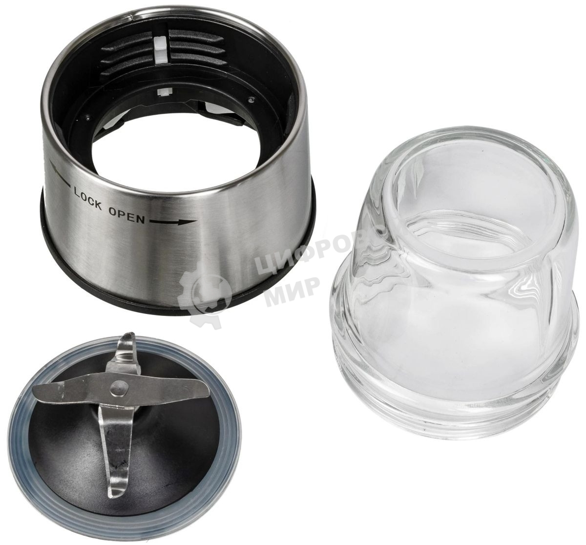 Кухонный комбайн Kitfort KT-1395 800Вт серебристый/черный