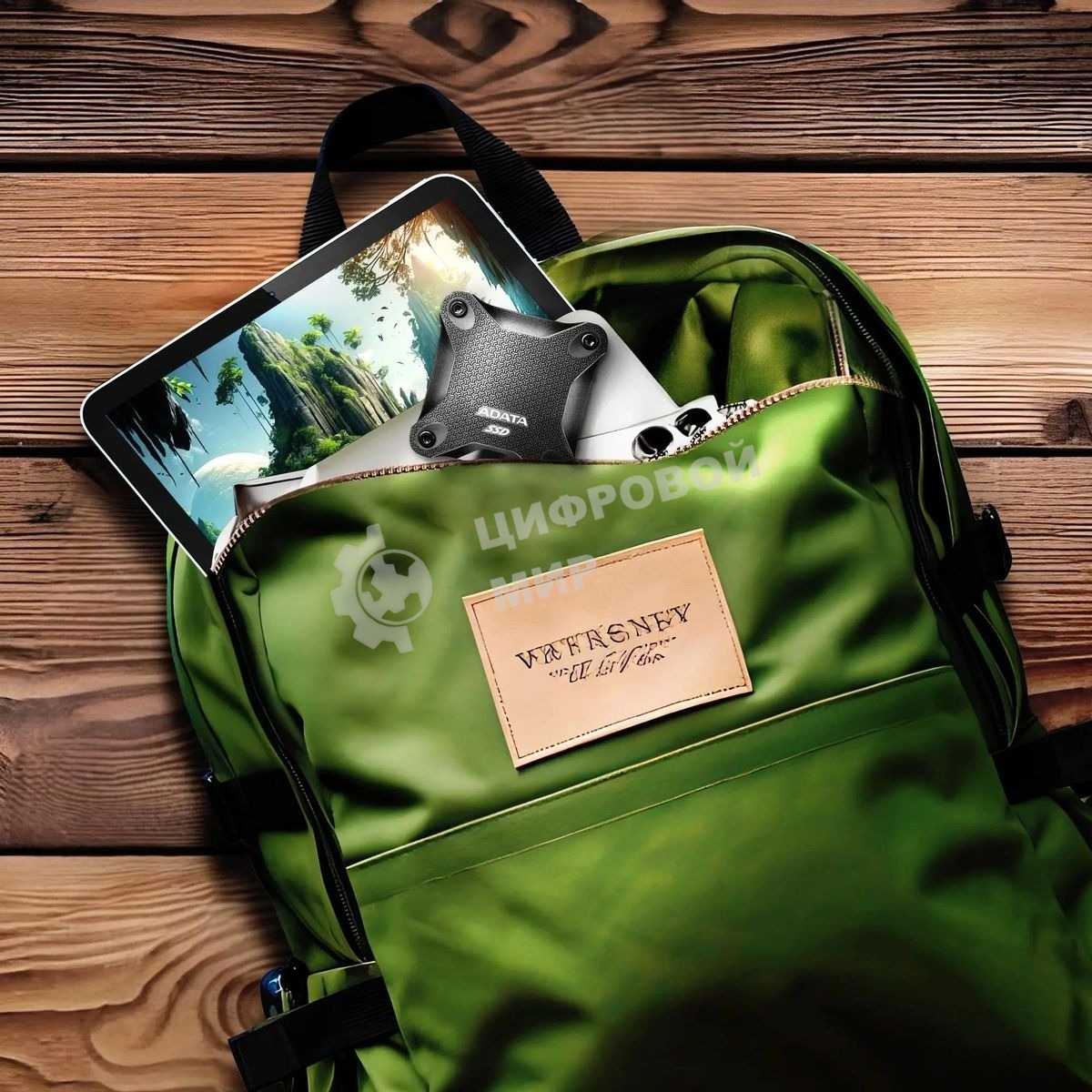 Внешний SSD ADATA SD620, 1TB, USB 3.2 Gen 2 Type-A, R/W 550/480, черный